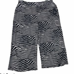 Jules & Leopold animal print wideleg coulettes